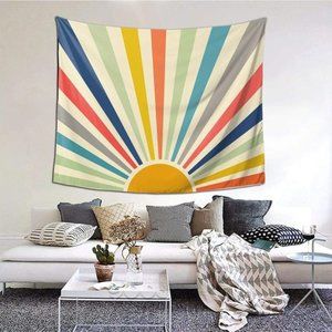 Urban Outfitters 40x60 Inches 80s Retro Sunshine Bohemian Wall Hang Tapestry